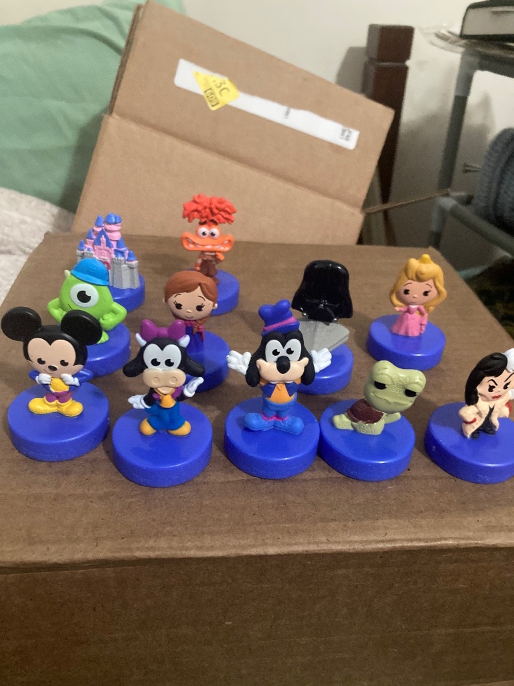 Happy meal toys Disney 70th